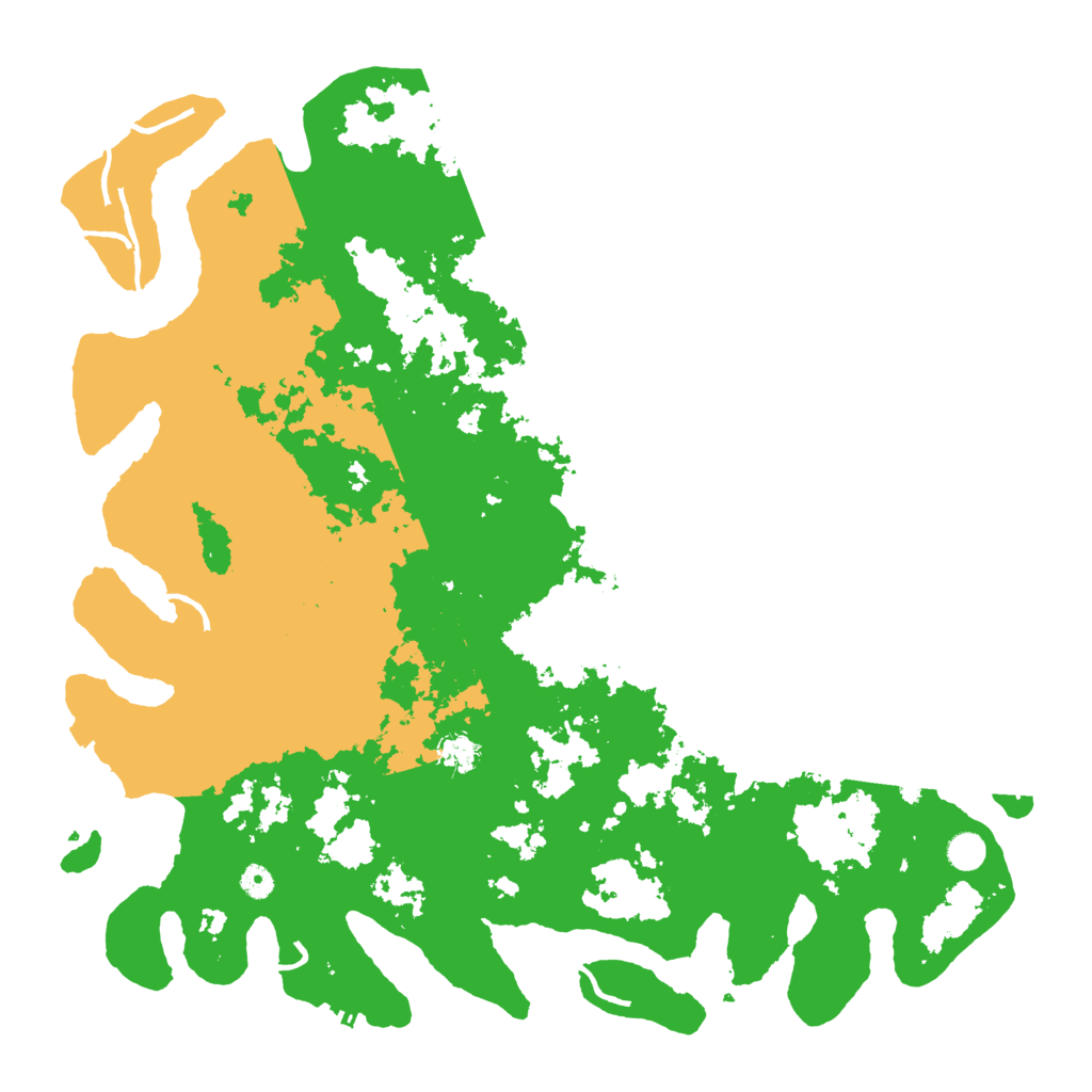 Biome Rust Map: Procedural Map, Size: 5000, Seed: 17762070