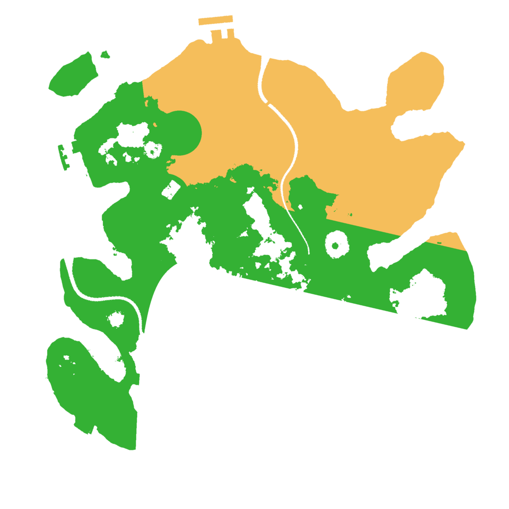 Biome Rust Map: Procedural Map, Size: 3000, Seed: 6802579