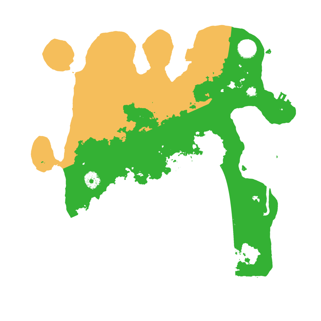 Biome Rust Map: Procedural Map, Size: 3000, Seed: 1765817494
