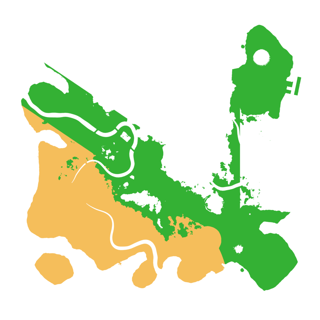 Biome Rust Map: Procedural Map, Size: 3500, Seed: 969157893