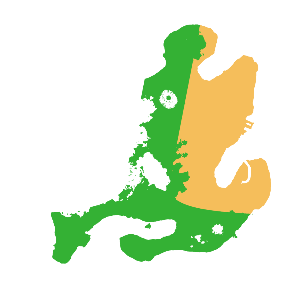 Biome Rust Map: Procedural Map, Size: 2500, Seed: 1385782720