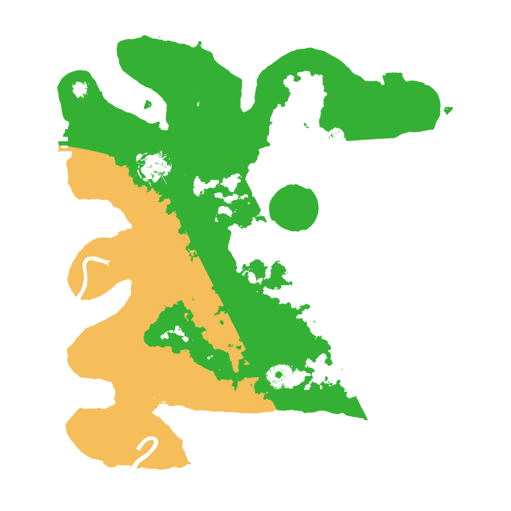 Biome Rust Map: Procedural Map, Size: 3000, Seed: 22986