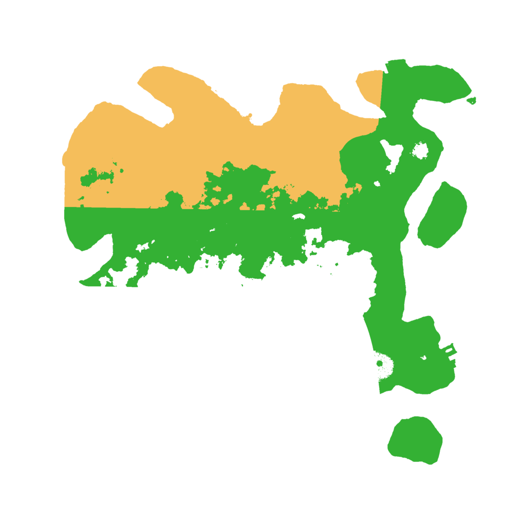 Biome Rust Map: Procedural Map, Size: 3000, Seed: 1598874249