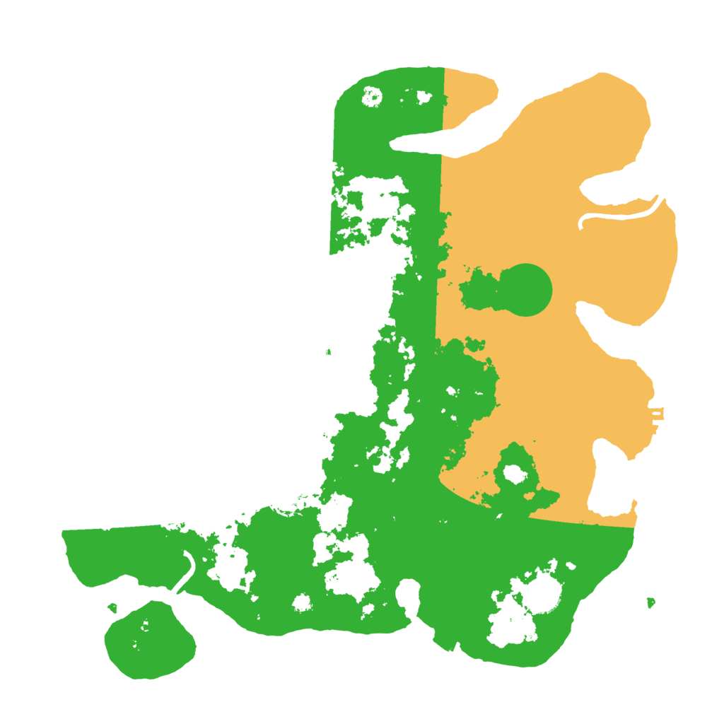 Biome Rust Map: Procedural Map, Size: 3600, Seed: 85075348