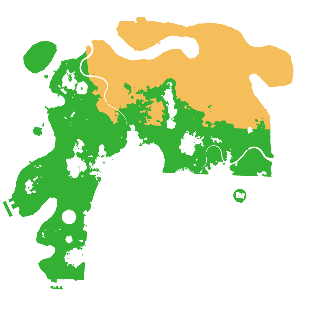 Biome Rust Map: Procedural Map, Size: 3875, Seed: 851819267