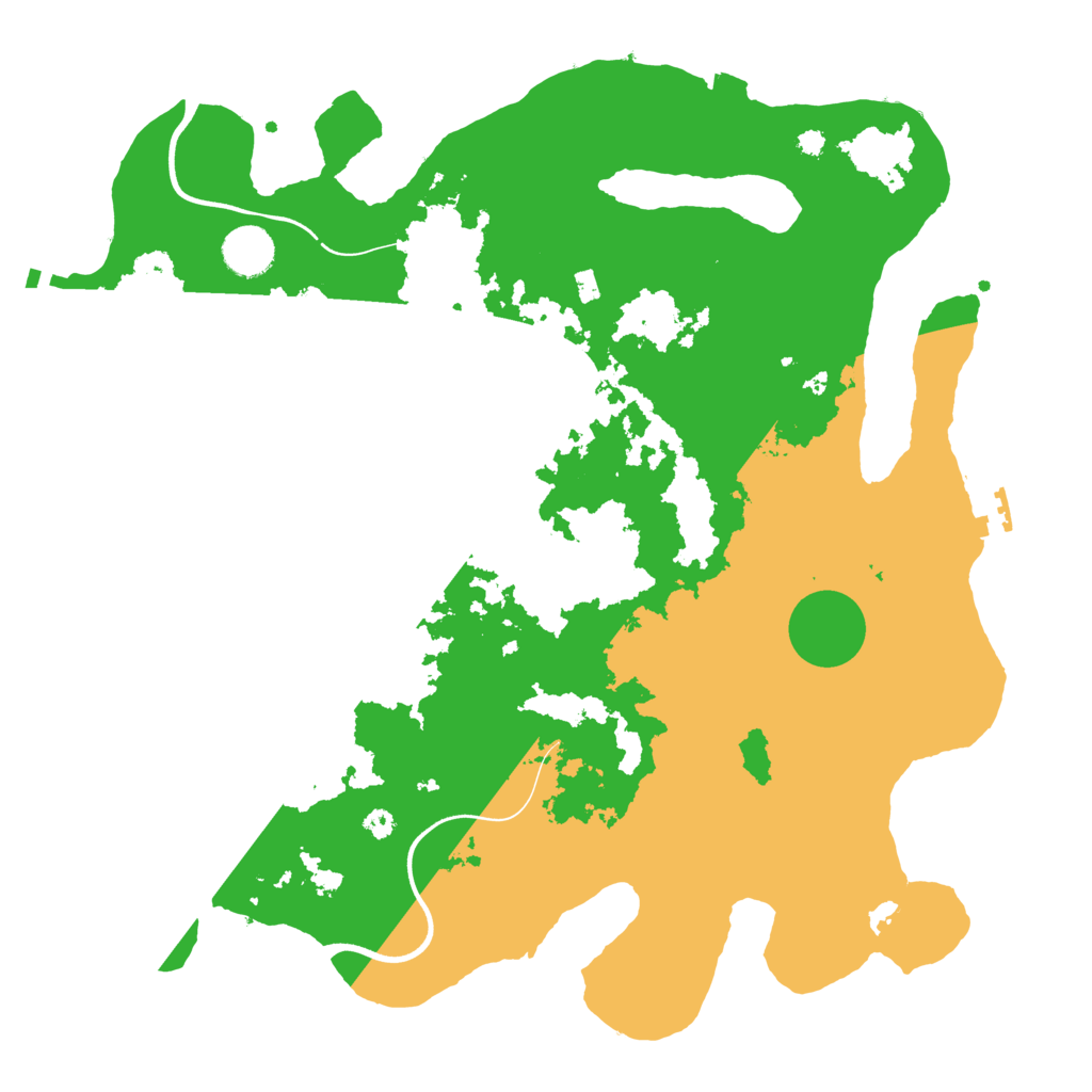 Biome Rust Map: Procedural Map, Size: 3750, Seed: 654321