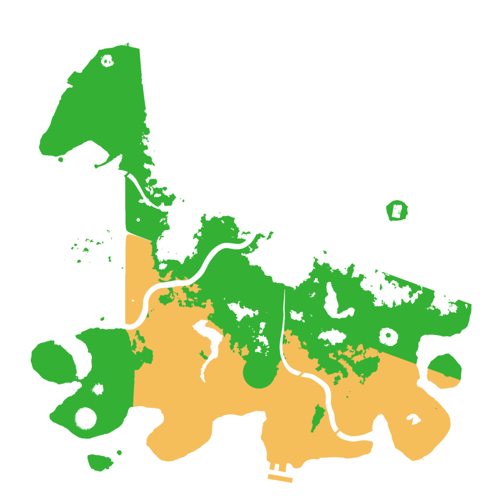 Biome Rust Map: Procedural Map, Size: 4100, Seed: 30258194