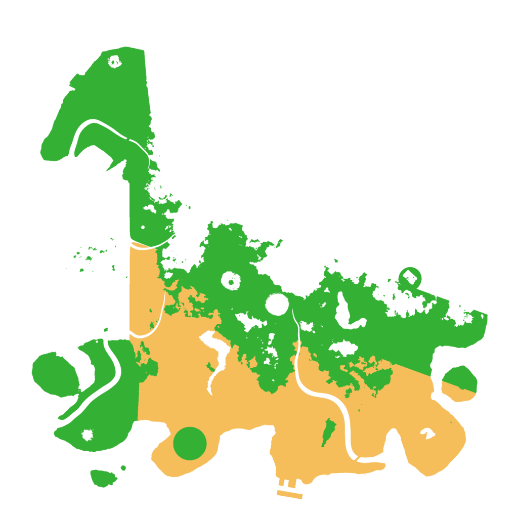 Biome Rust Map: Procedural Map, Size: 4100, Seed: 30258194