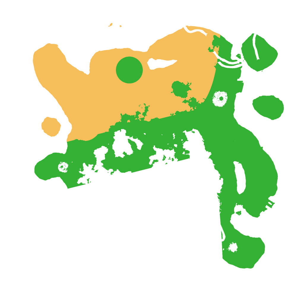 Biome Rust Map: Procedural Map, Size: 3000, Seed: 8821038