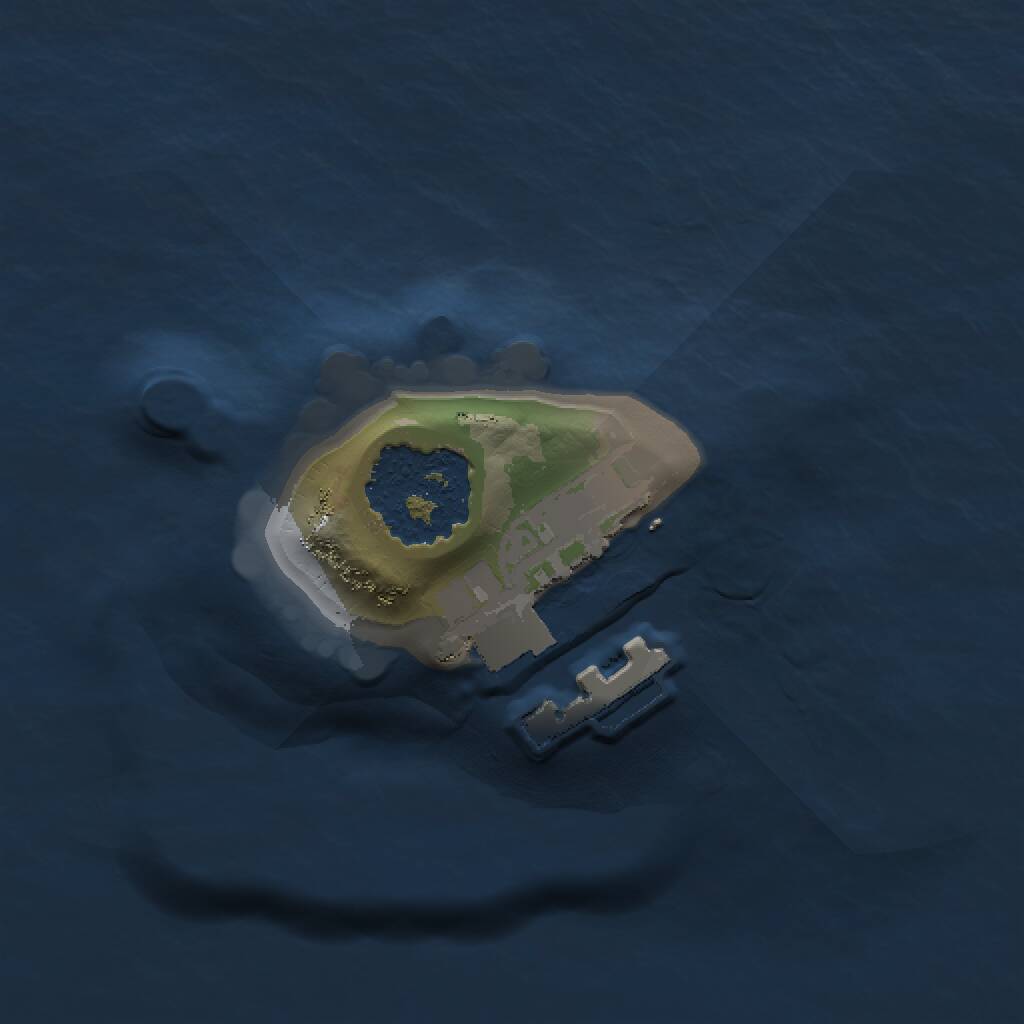 Rust Map: Procedural Map, Size: 1000, Seed: 755974038, 2 Monuments