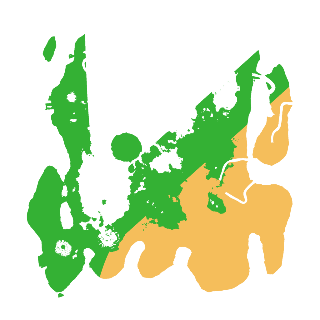 Biome Rust Map: Procedural Map, Size: 3000, Seed: 24739