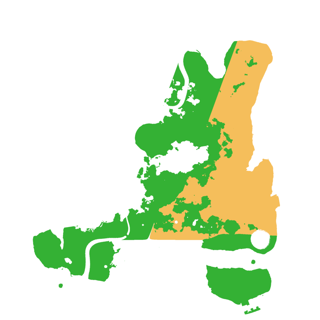Biome Rust Map: Procedural Map, Size: 3000, Seed: 9638