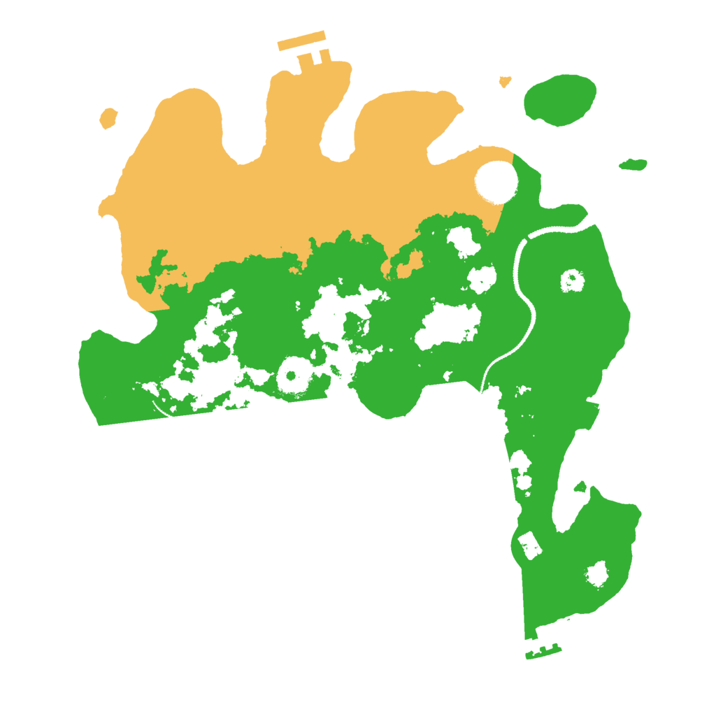 Biome Rust Map: Procedural Map, Size: 3000, Seed: 1791921237