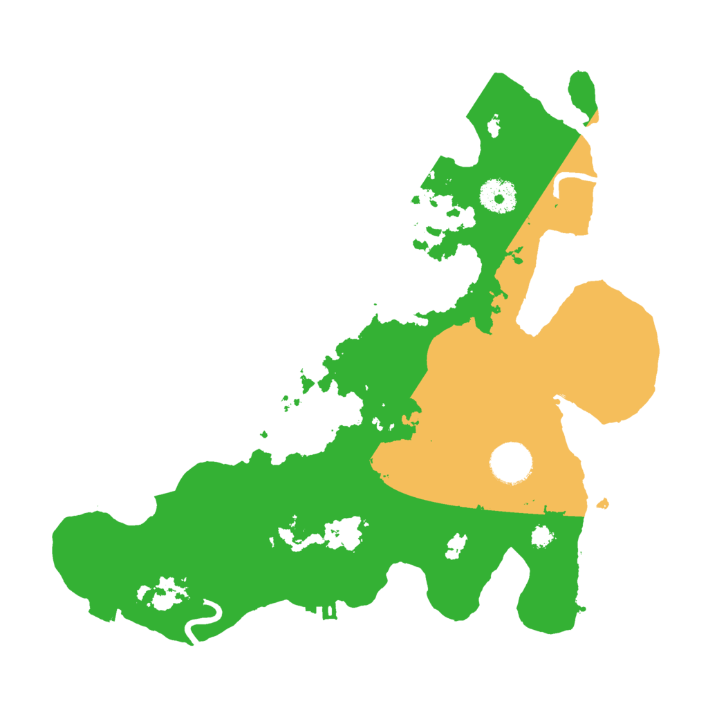Biome Rust Map: Procedural Map, Size: 3000, Seed: 1090399984