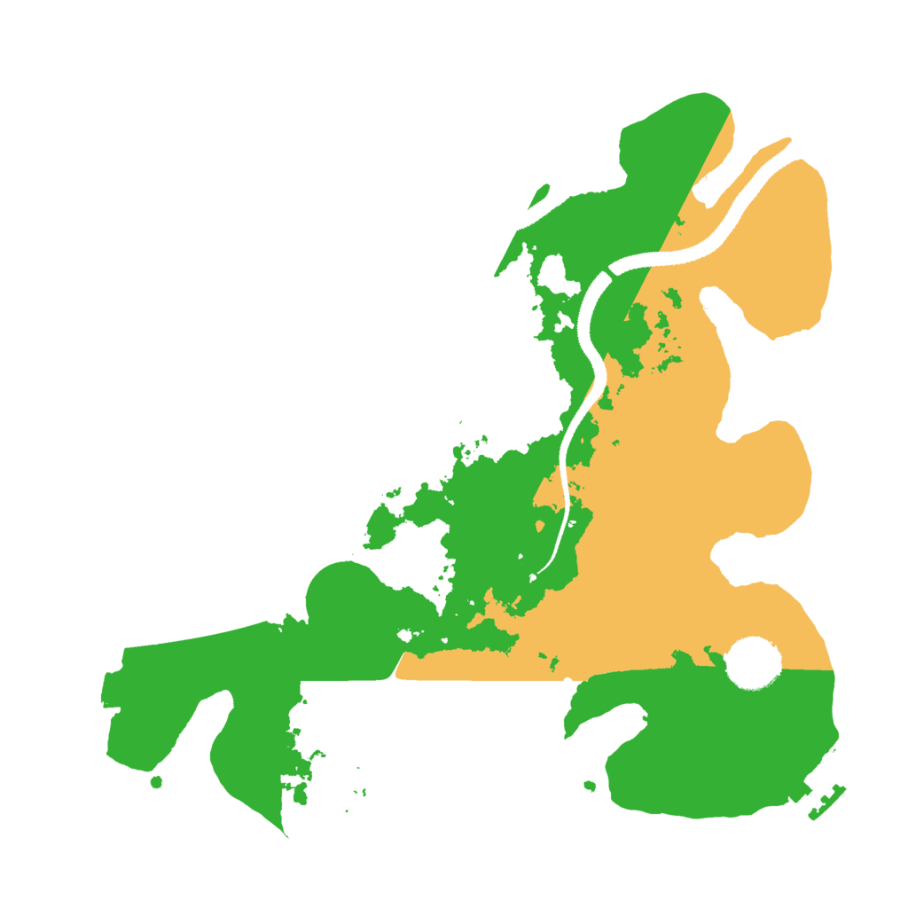 Biome Rust Map: Procedural Map, Size: 3000, Seed: 1627354149