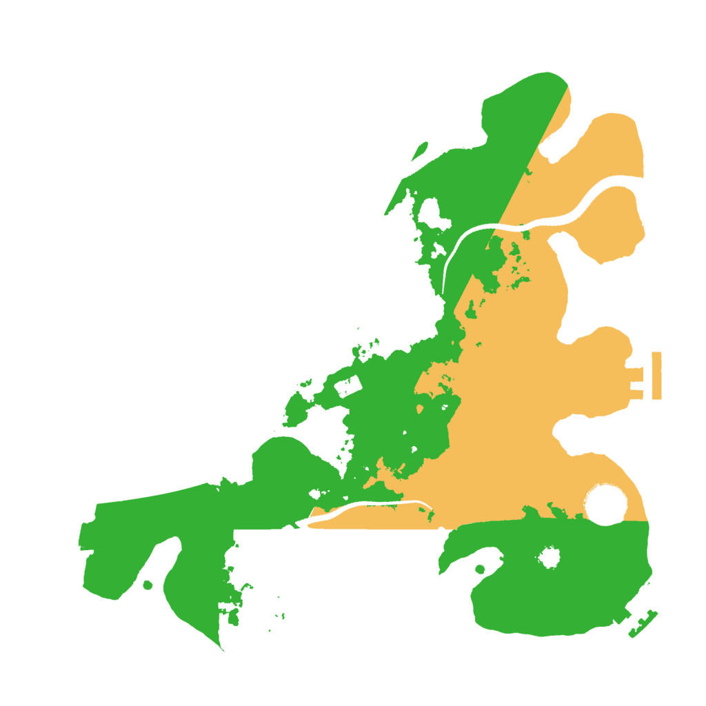 Biome Rust Map: Procedural Map, Size: 3000, Seed: 1627354149