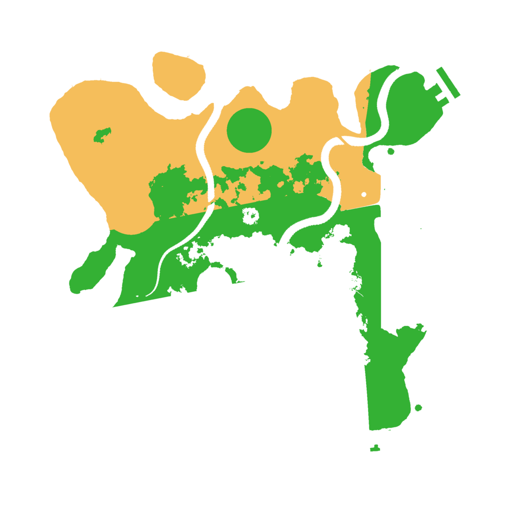 Biome Rust Map: Procedural Map, Size: 3000, Seed: 1822865979