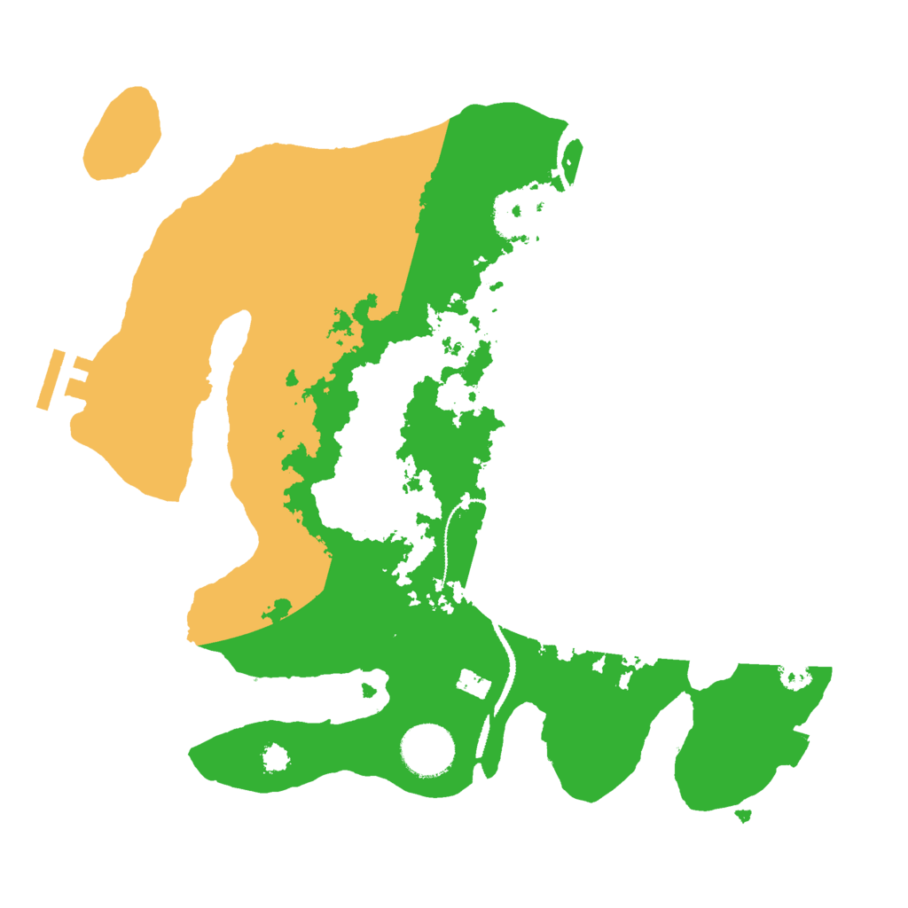 Biome Rust Map: Procedural Map, Size: 3000, Seed: 19931993
