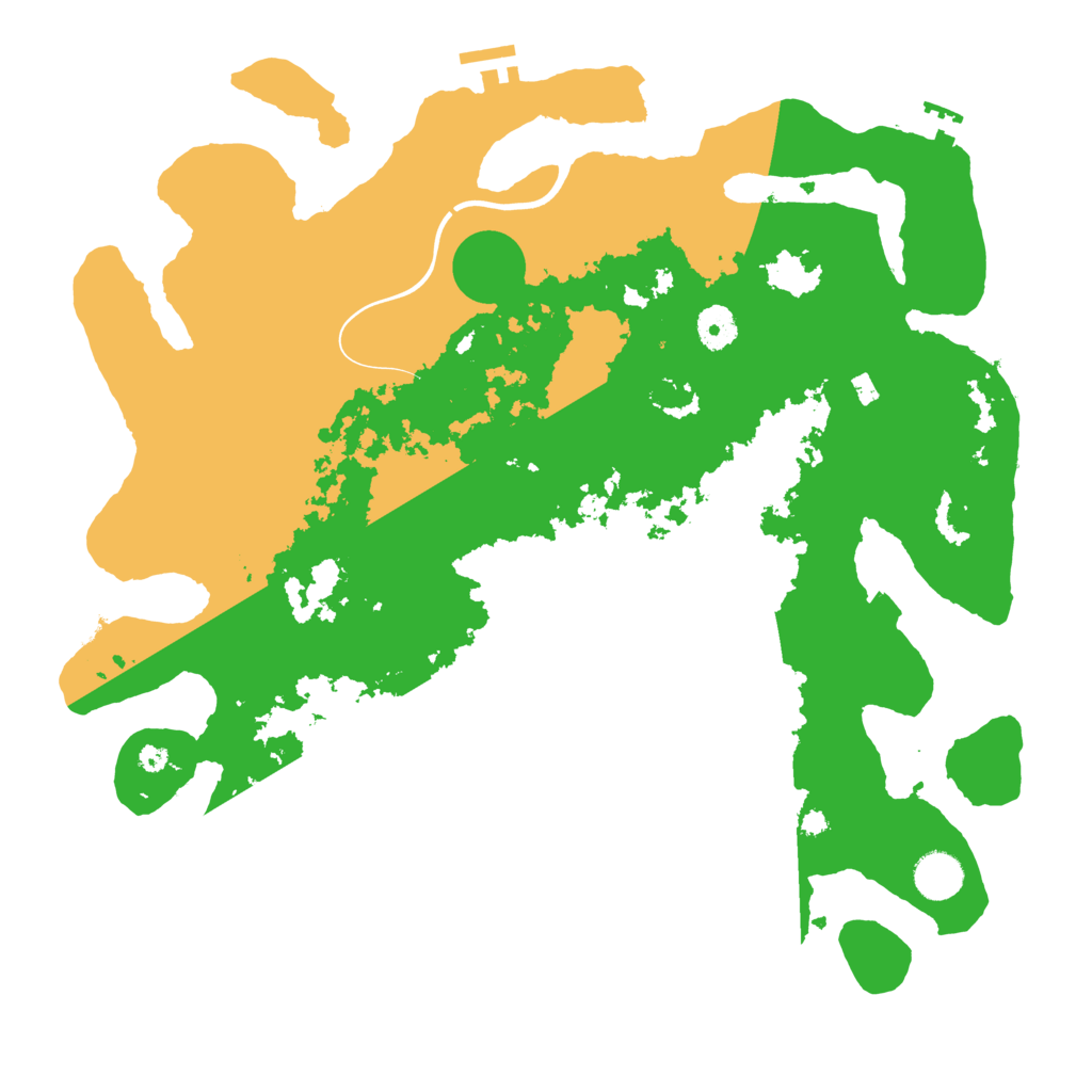 Biome Rust Map: Procedural Map, Size: 3950, Seed: 24016785