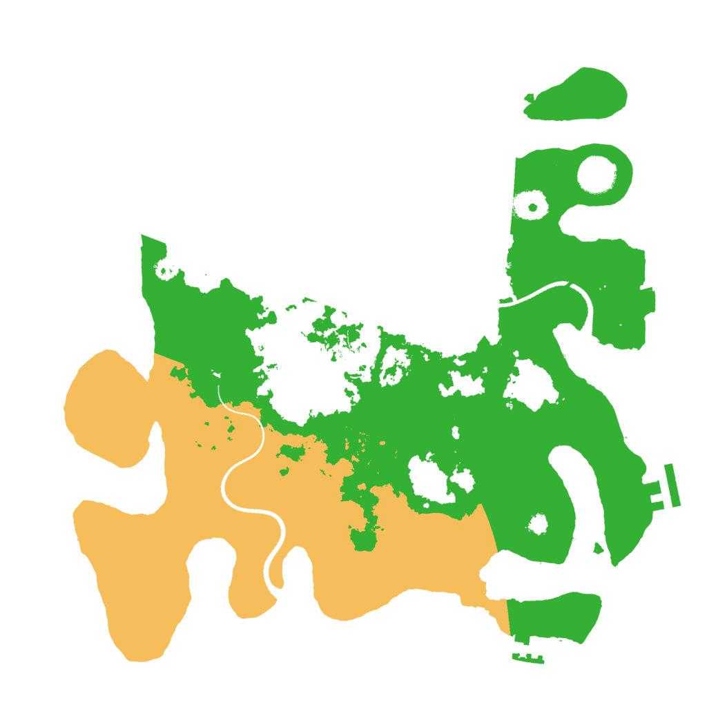 Biome Rust Map: Procedural Map, Size: 3300, Seed: 1564846714