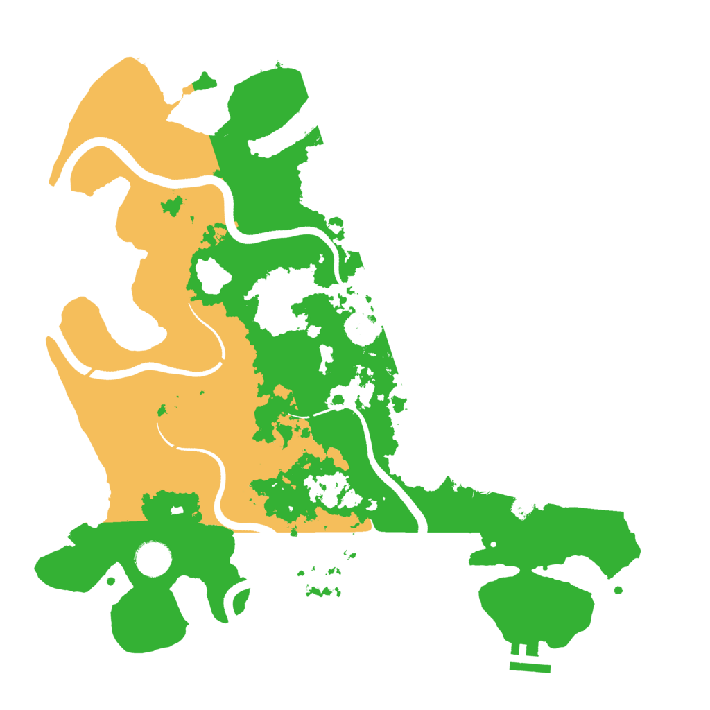 Biome Rust Map: Procedural Map, Size: 3500, Seed: 1155992816