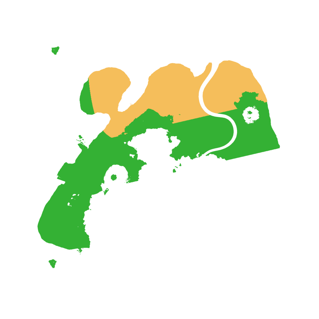 Biome Rust Map: Procedural Map, Size: 2000, Seed: 215468362