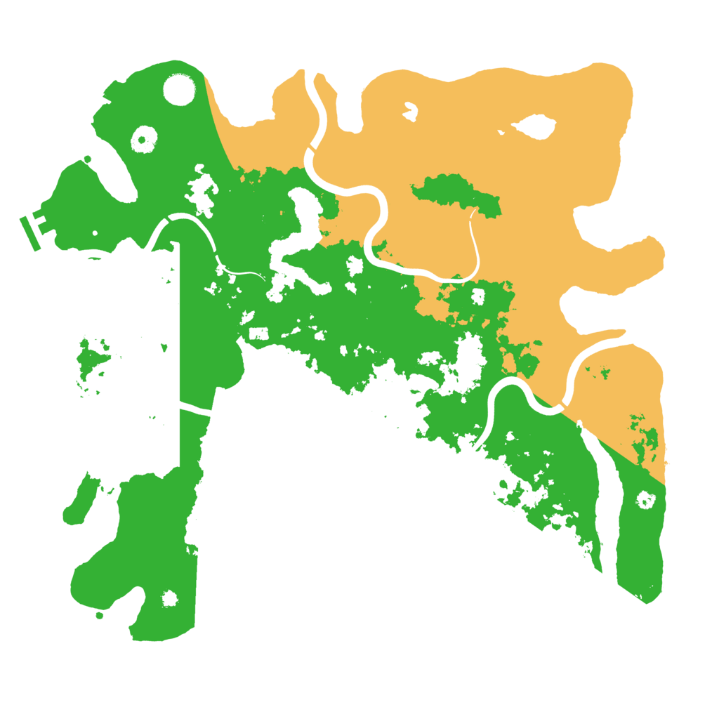 Biome Rust Map: Procedural Map, Size: 4000, Seed: 12523