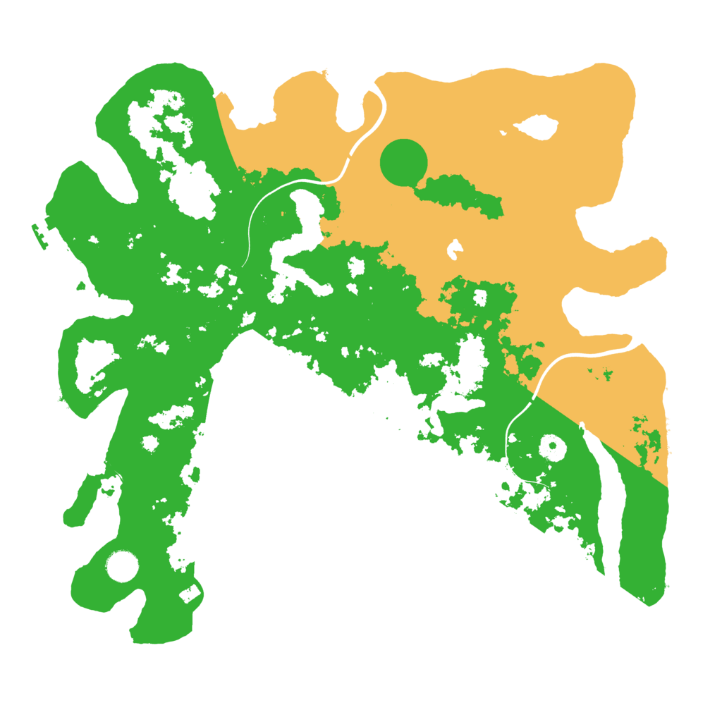 Biome Rust Map: Procedural Map, Size: 4000, Seed: 12523