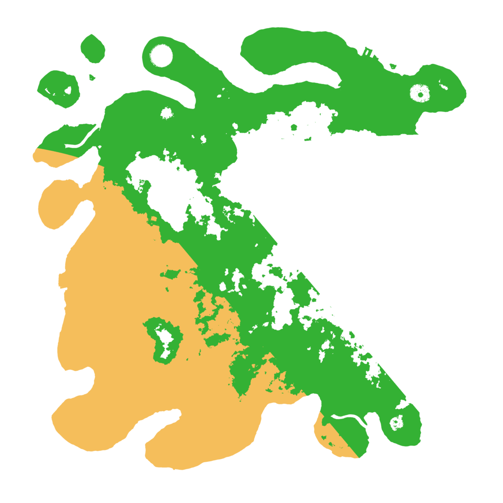 Biome Rust Map: Procedural Map, Size: 3950, Seed: 20818496