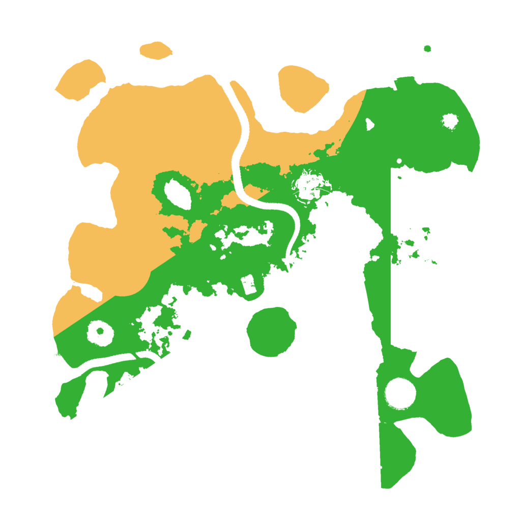 Biome Rust Map: Procedural Map, Size: 3000, Seed: 1027946