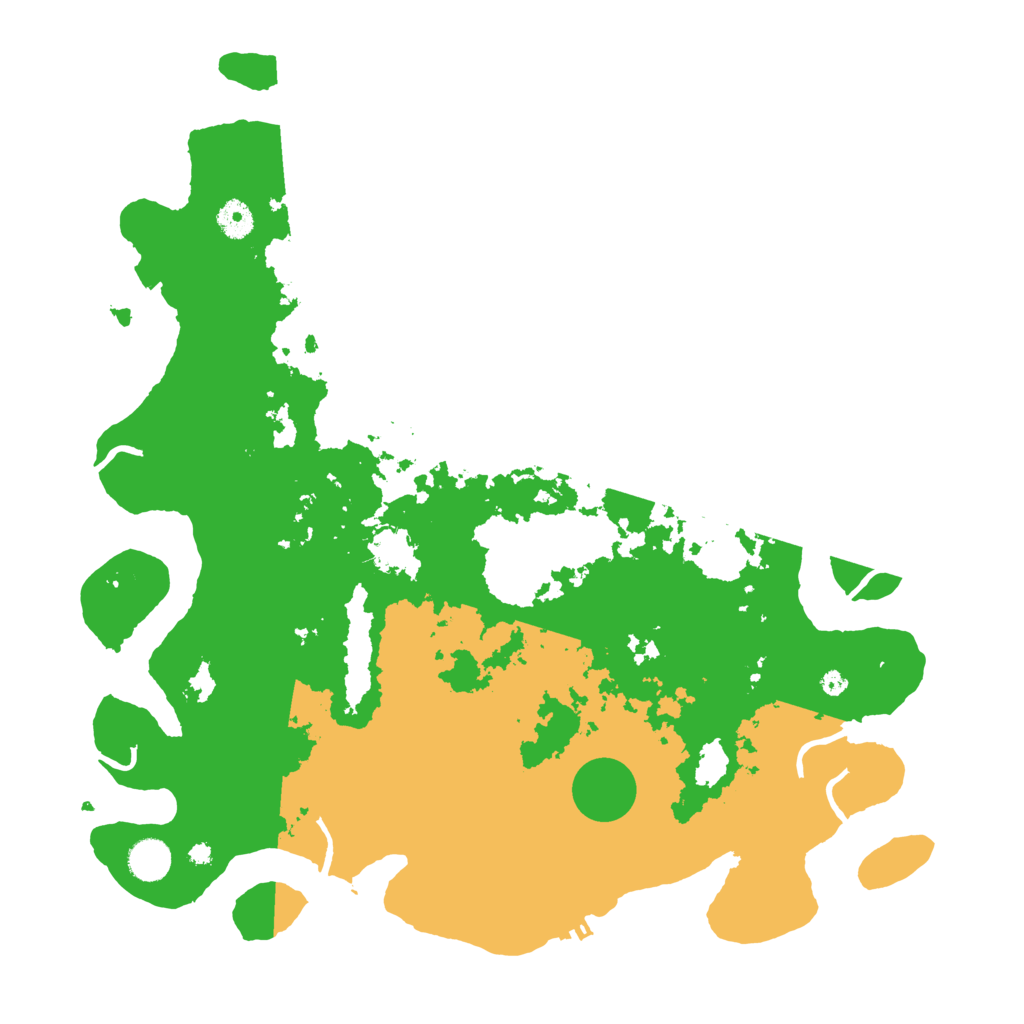 Biome Rust Map: Procedural Map, Size: 4214, Seed: 13825