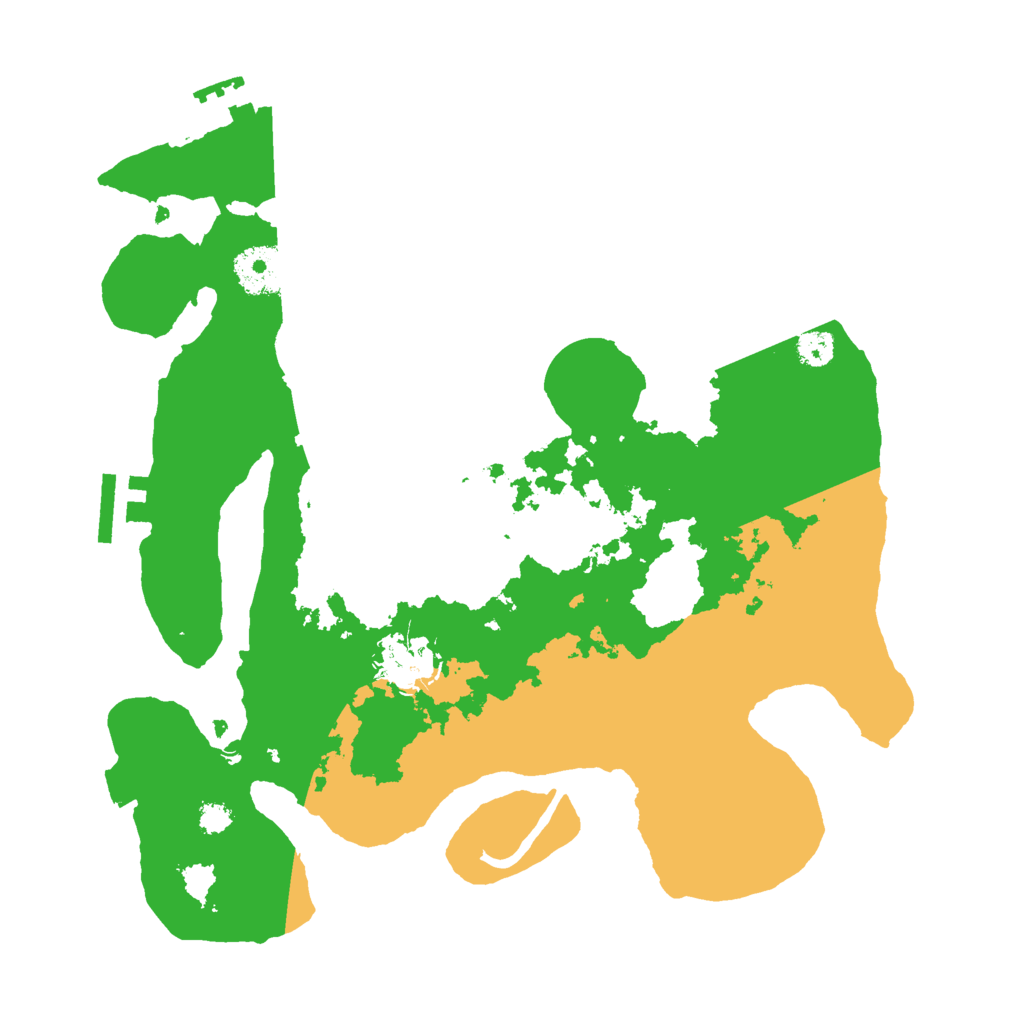 Biome Rust Map: Procedural Map, Size: 3000, Seed: 839522355