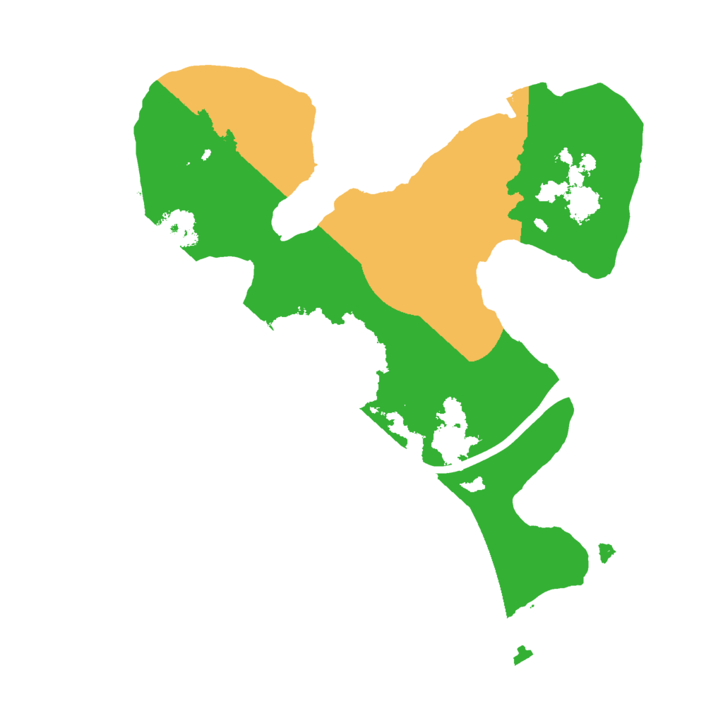 Biome Rust Map: Procedural Map, Size: 2000, Seed: 662178620