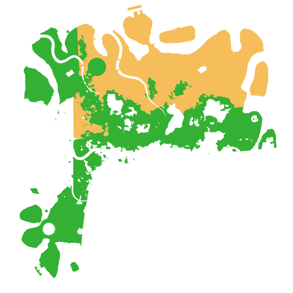 Biome Rust Map: Procedural Map, Size: 4250, Seed: 760466769