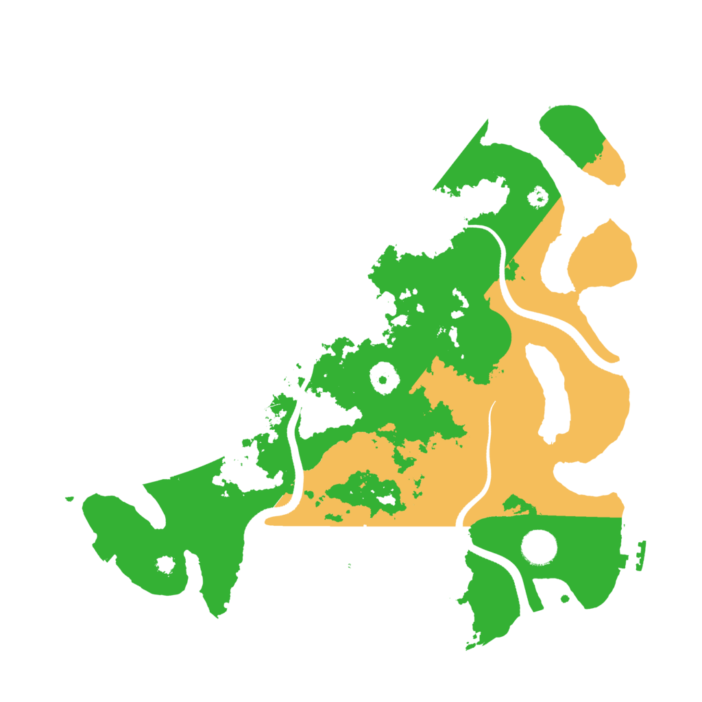 Biome Rust Map: Procedural Map, Size: 3500, Seed: 284284279