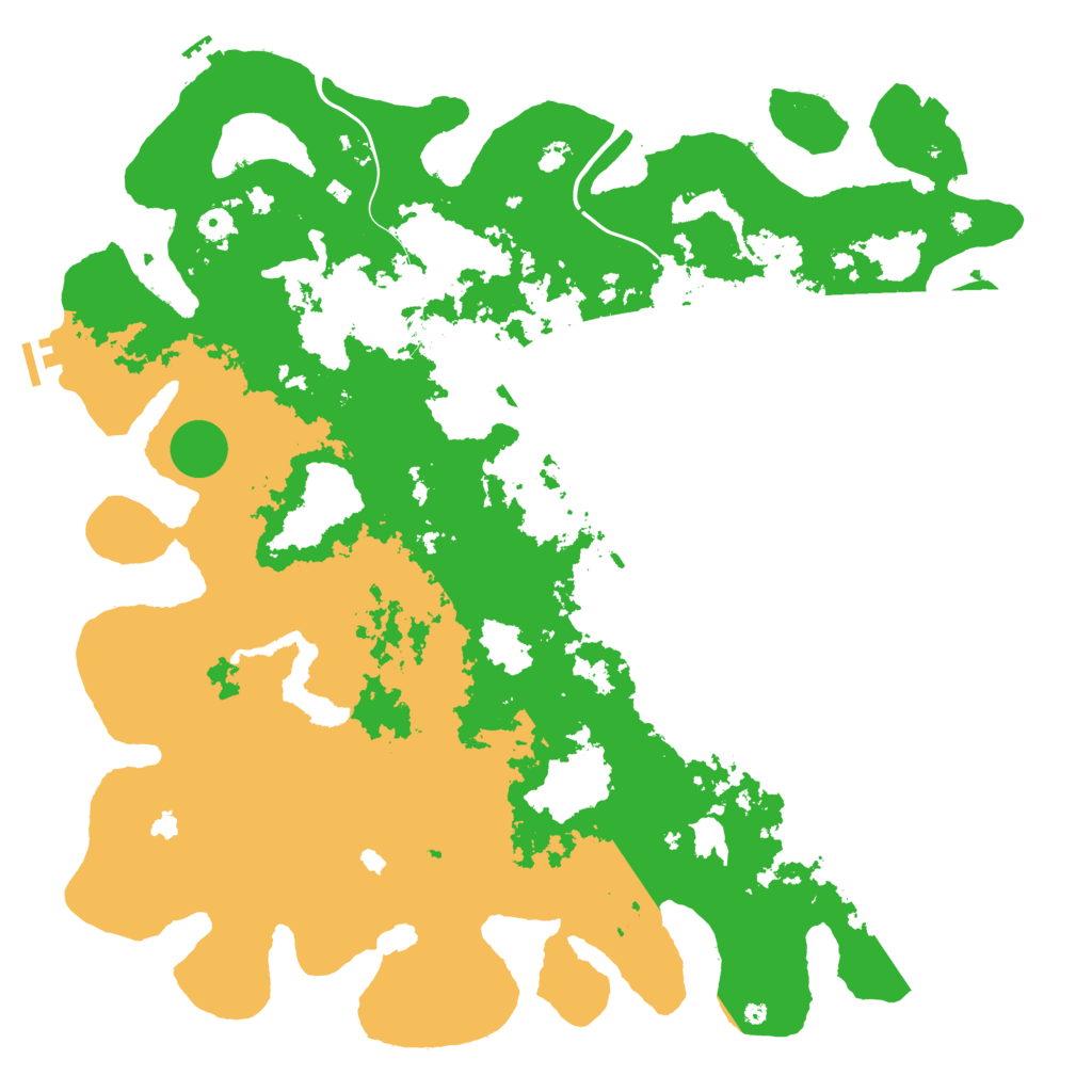 Biome Rust Map: Procedural Map, Size: 5000, Seed: 2010256545