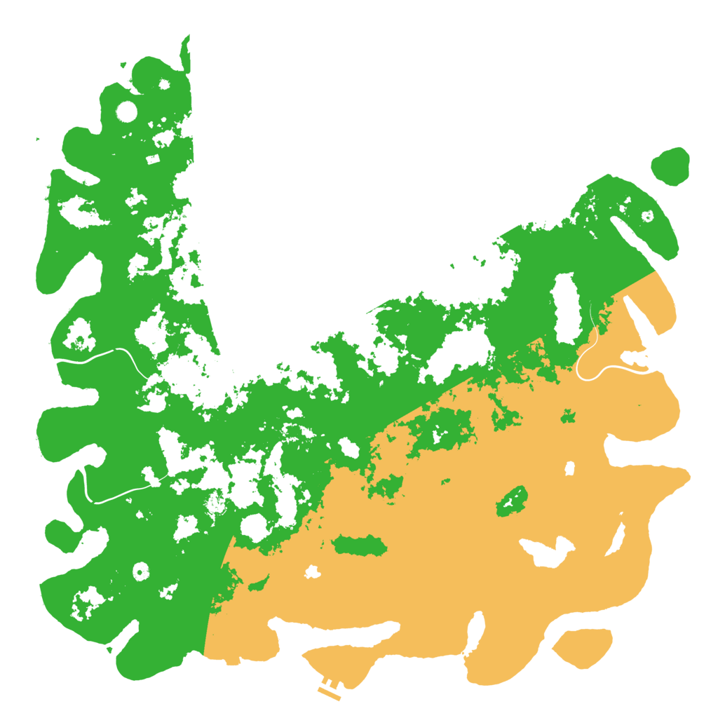 Biome Rust Map: Procedural Map, Size: 6000, Seed: 64875