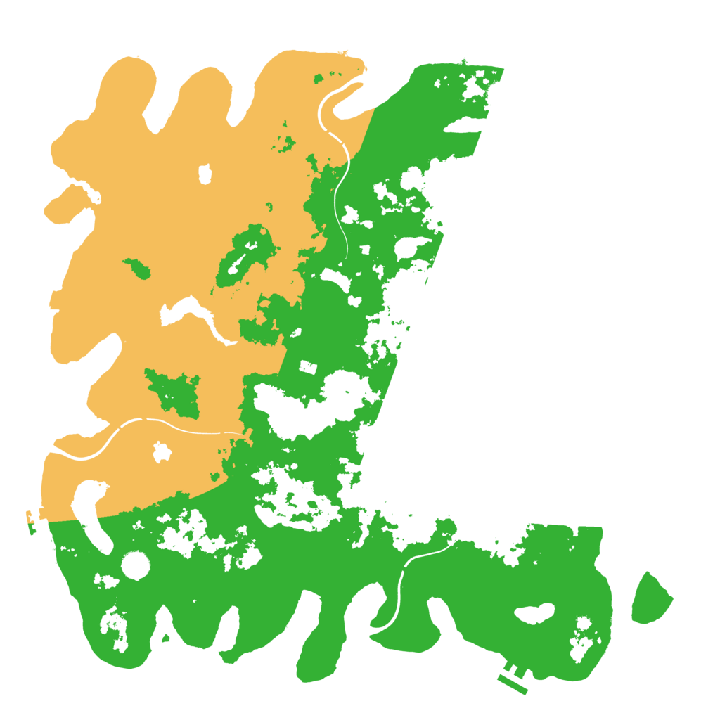 Biome Rust Map: Procedural Map, Size: 4500, Seed: 273950982