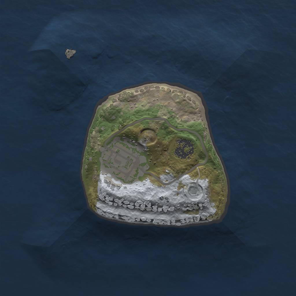 Rust Map: Procedural Map, Size: 1478, Seed: 131964280, 4 Monuments