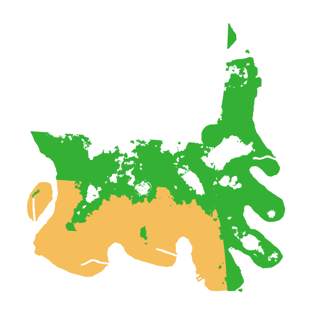 Biome Rust Map: Procedural Map, Size: 3700, Seed: 1585153405