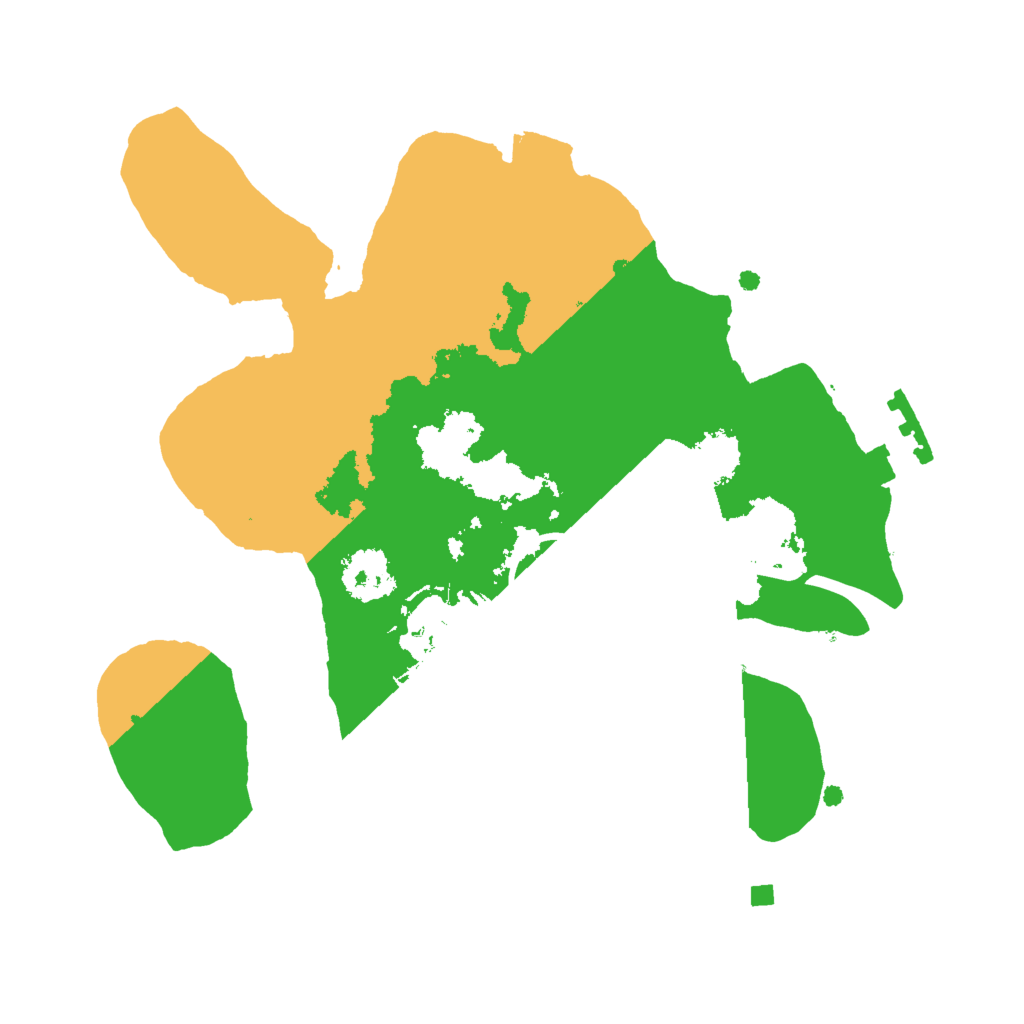 Biome Rust Map: Procedural Map, Size: 2000, Seed: 19742