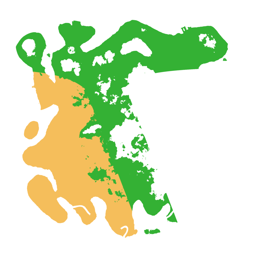 Biome Rust Map: Procedural Map, Size: 3500, Seed: 554799387