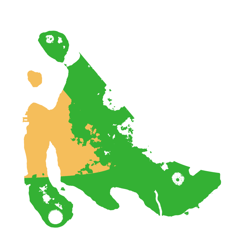 Biome Rust Map: Procedural Map, Size: 3000, Seed: 12415