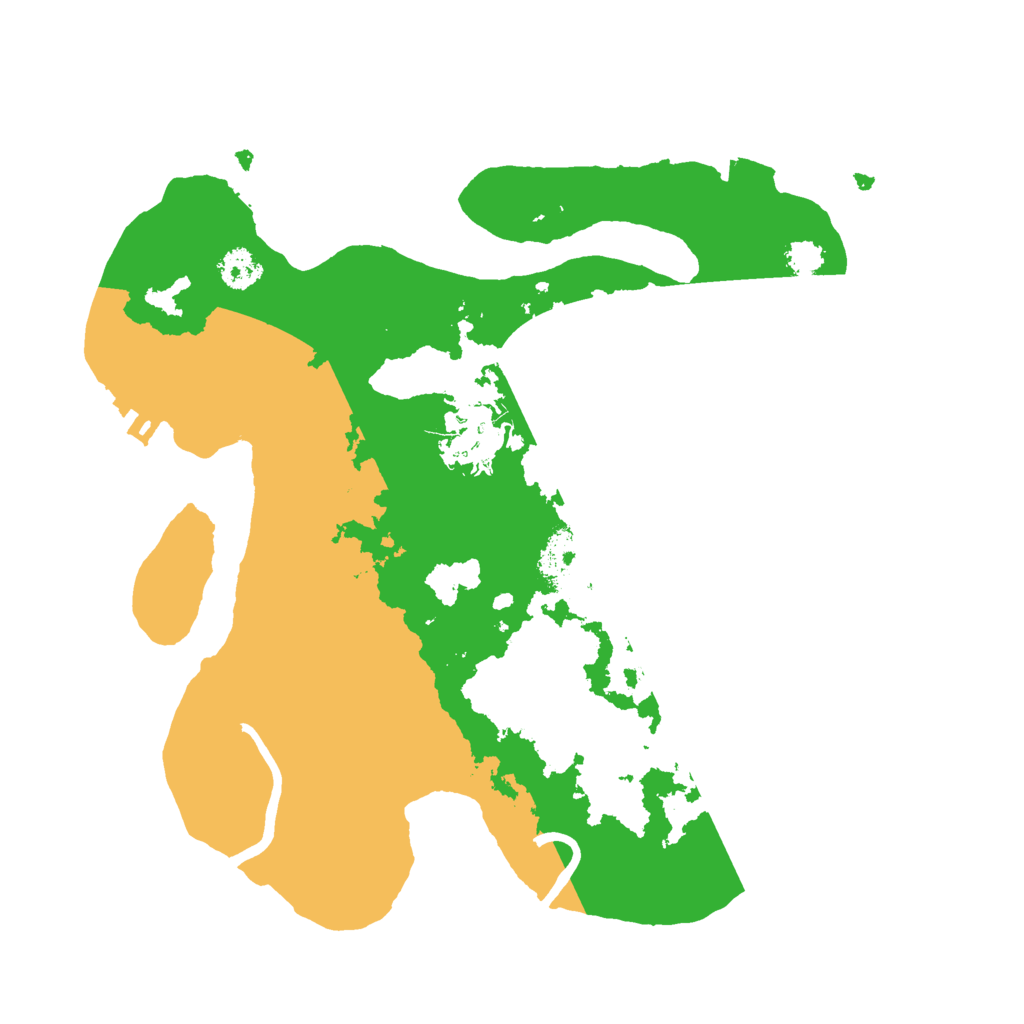 Biome Rust Map: Procedural Map, Size: 2600, Seed: 169103714