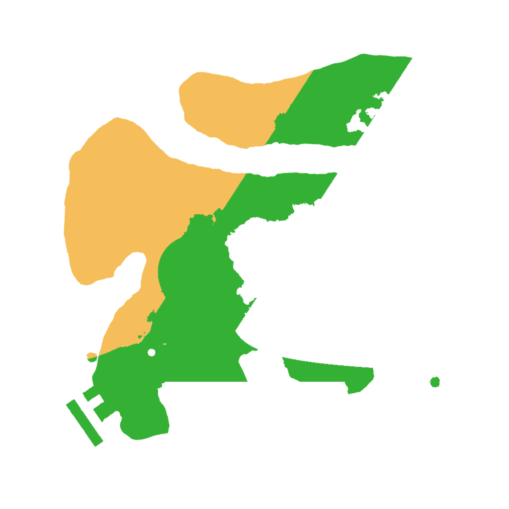 Biome Rust Map: Procedural Map, Size: 2000, Seed: 568435097