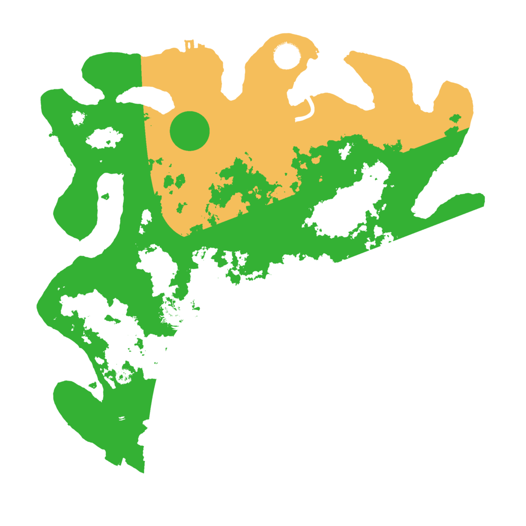 Biome Rust Map: Procedural Map, Size: 3500, Seed: 2241