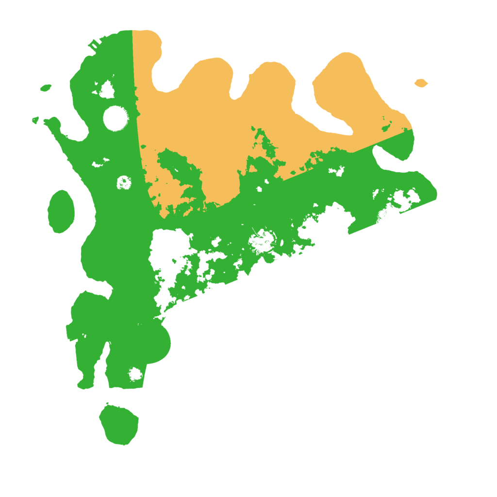Biome Rust Map: Procedural Map, Size: 3500, Seed: 25375372