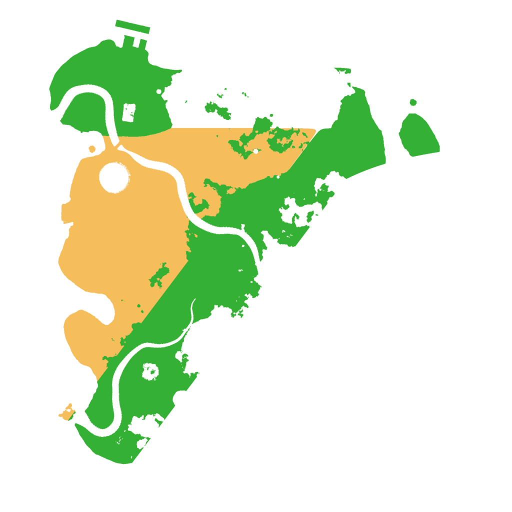 Biome Rust Map: Procedural Map, Size: 3000, Seed: 1631473790