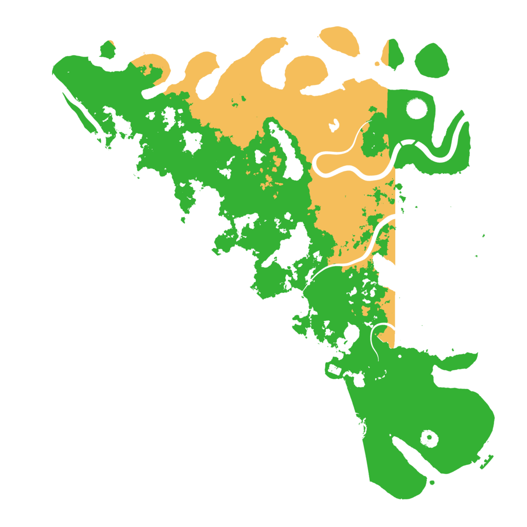 Biome Rust Map: Procedural Map, Size: 4500, Seed: 1962682539