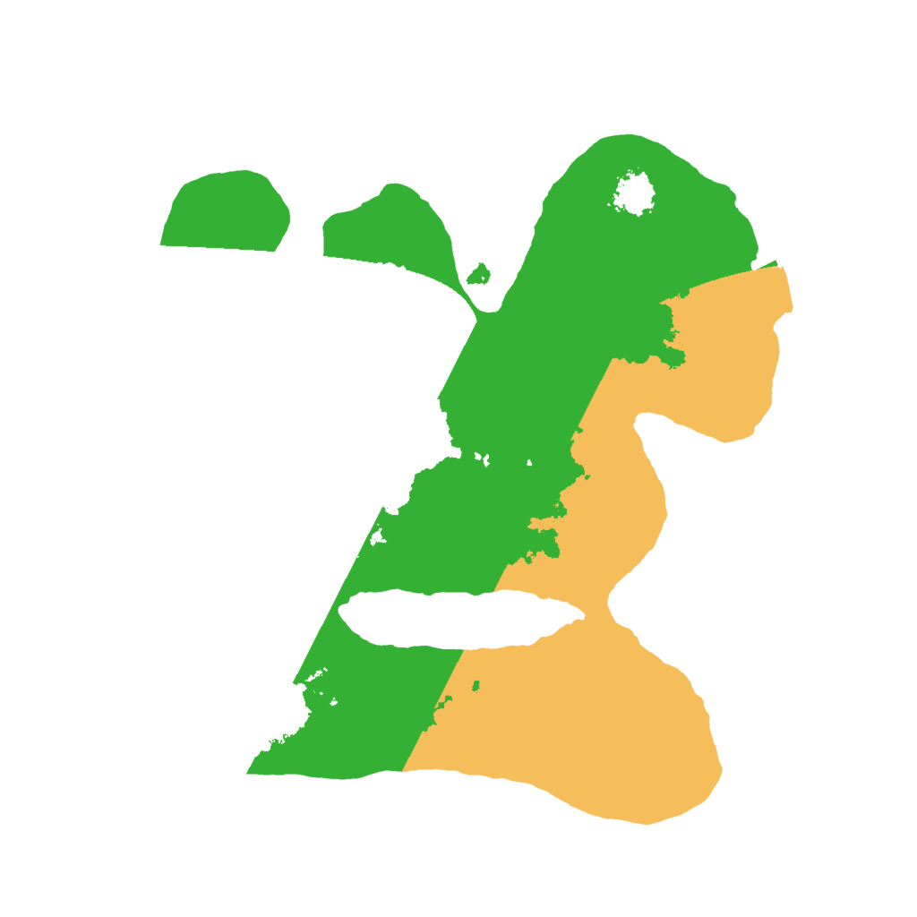 Biome Rust Map: Procedural Map, Size: 2000, Seed: 13378